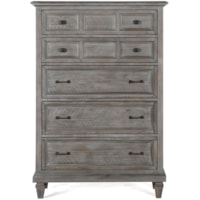 Rustic Chest with Five Drawers