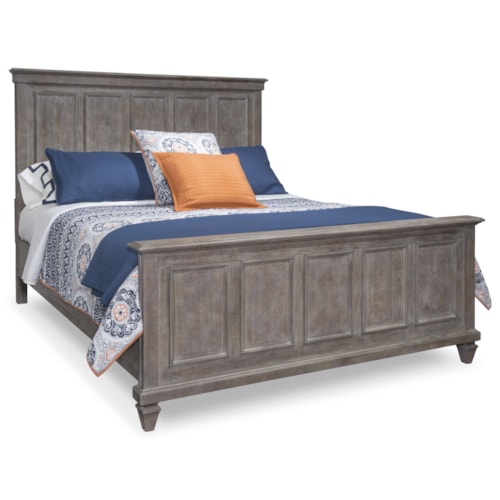 Rustic Lancaster Queen Panel Bed