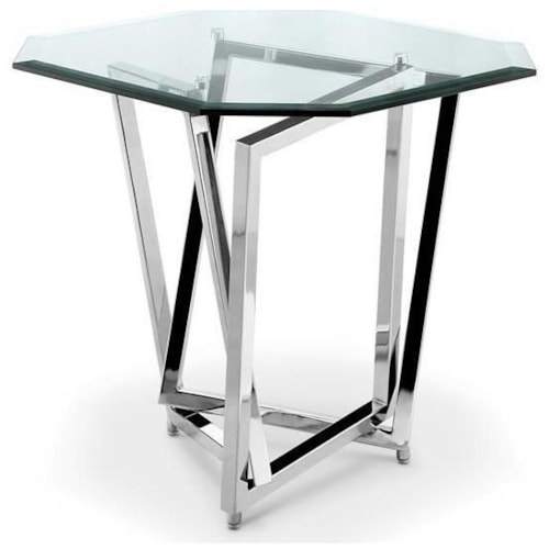 Contemporary Octagonal End Table