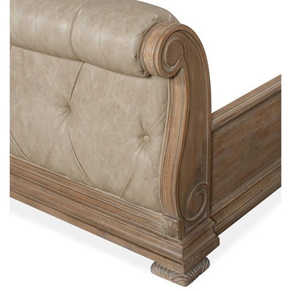 Queen Upholstered Sleigh Bed