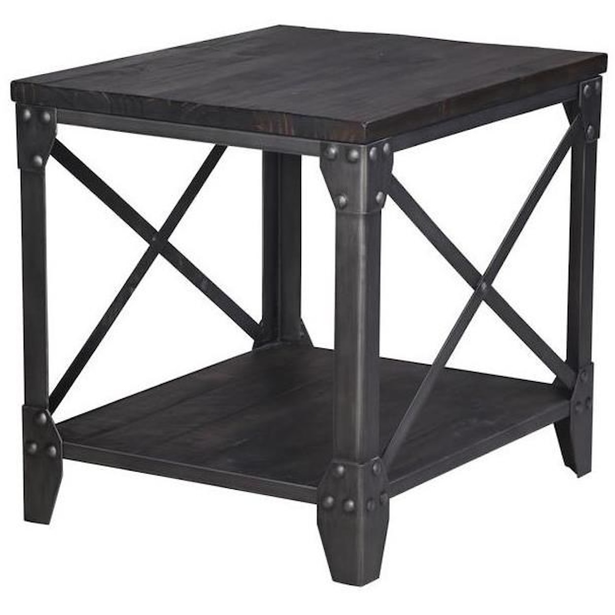 Magnussen Home Milford Occasional Tables Rectangular End Table