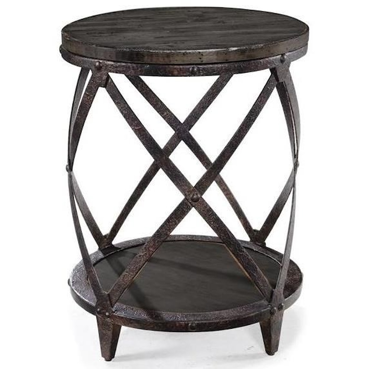 Magnussen Home Milford Occasional Tables Round Accent Table