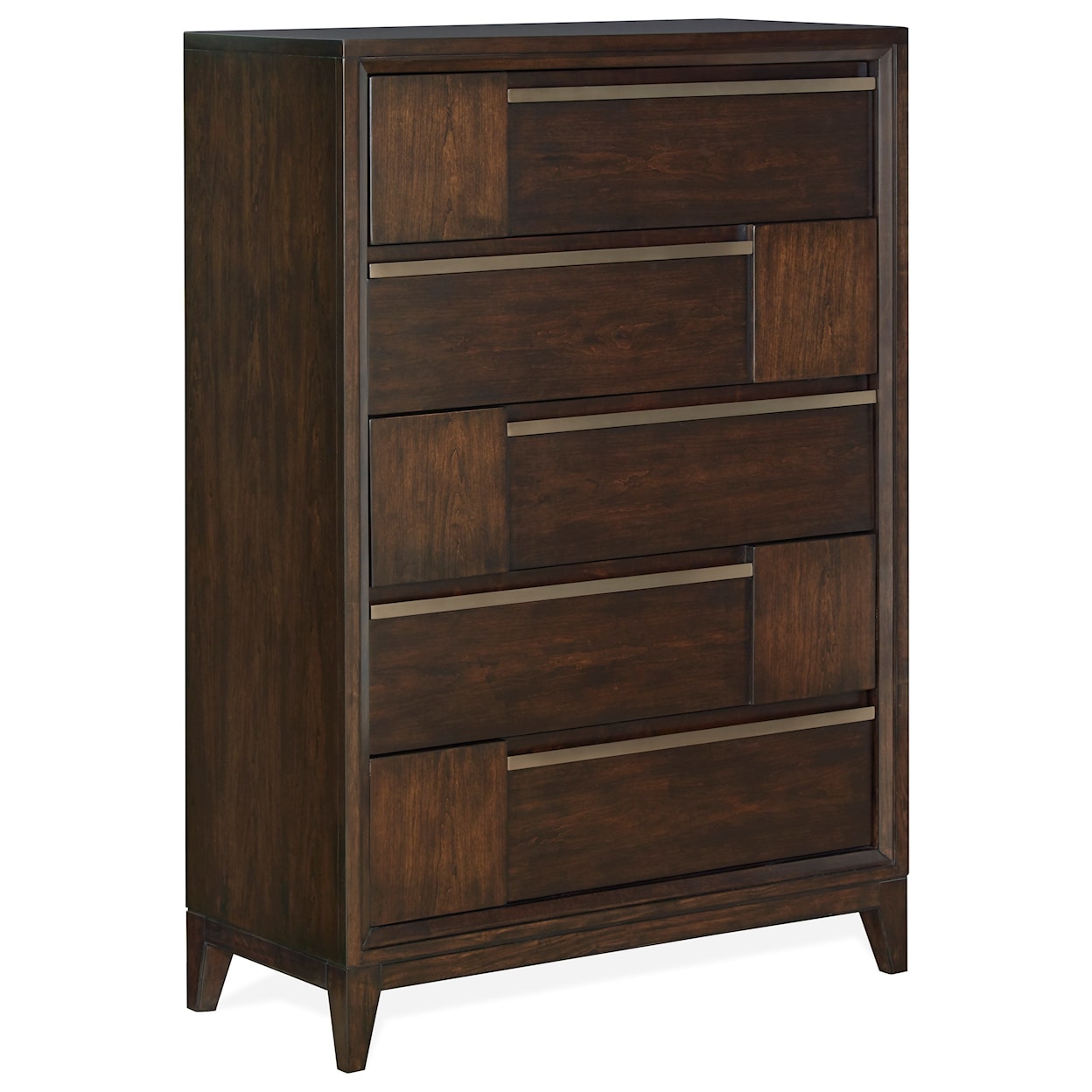 Magnussen Home Modern Geometry Bedroom Chest of Drawers
