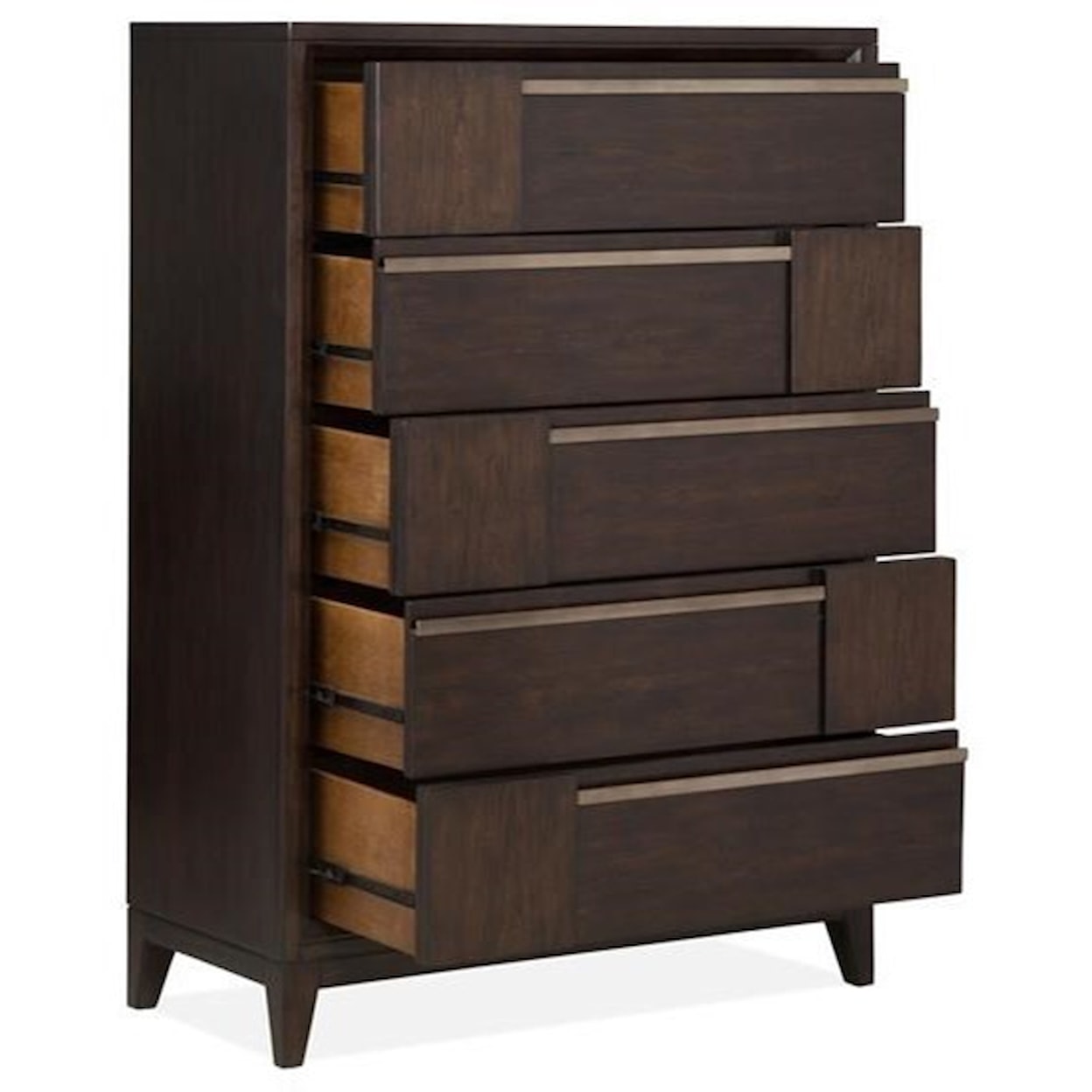 Magnussen Home Modern Geometry Bedroom Chest of Drawers