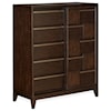 Magnussen Home Modern Geometry Bedroom Chest with Door