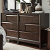 Magnussen Home Modern Geometry Bedroom Dresser