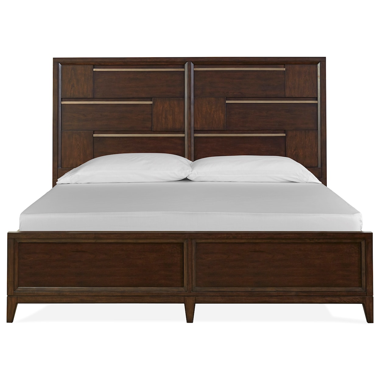 Magnussen Home Modern Geometry Bedroom California King Bed