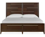 Magnussen Home Modern Geometry Bedroom Queen Storage Bed