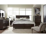 Magnussen Home Modern Geometry Bedroom Queen Storage Bed