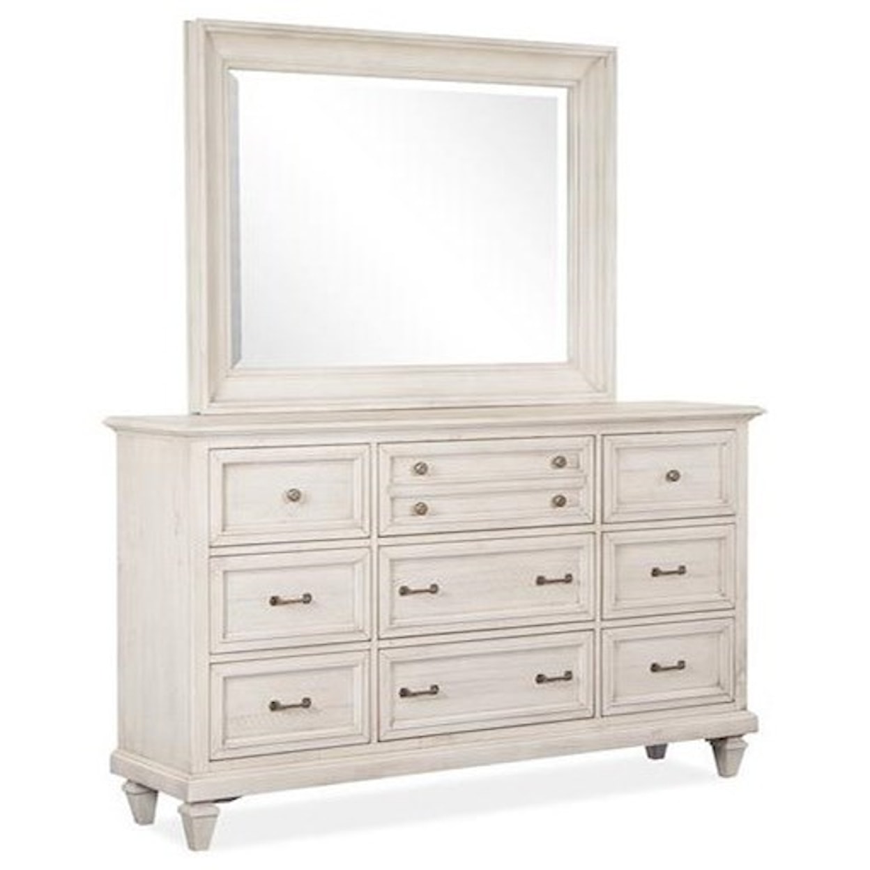 Magnussen Home Newport Bedroom Landscape Dresser Mirror