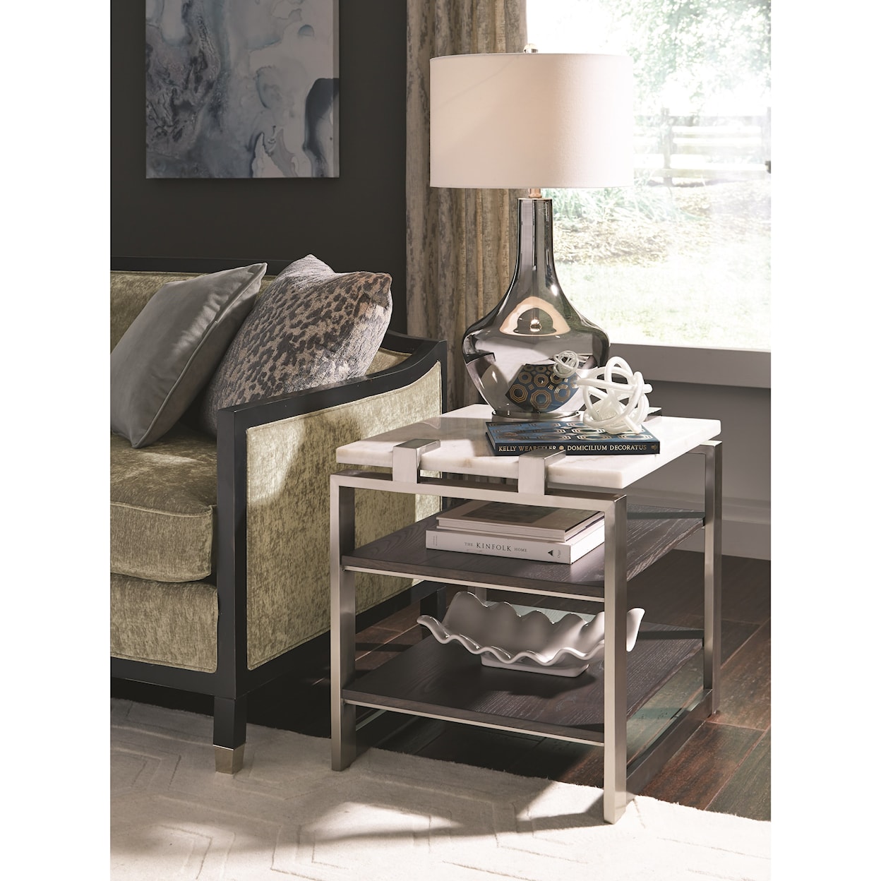Magnussen Home Paradox Occasional Tables End Table