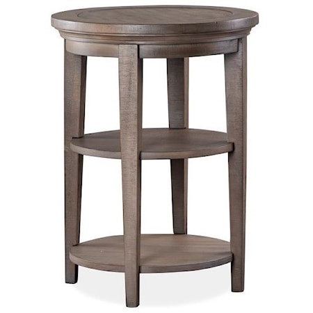 Round Accent End Table