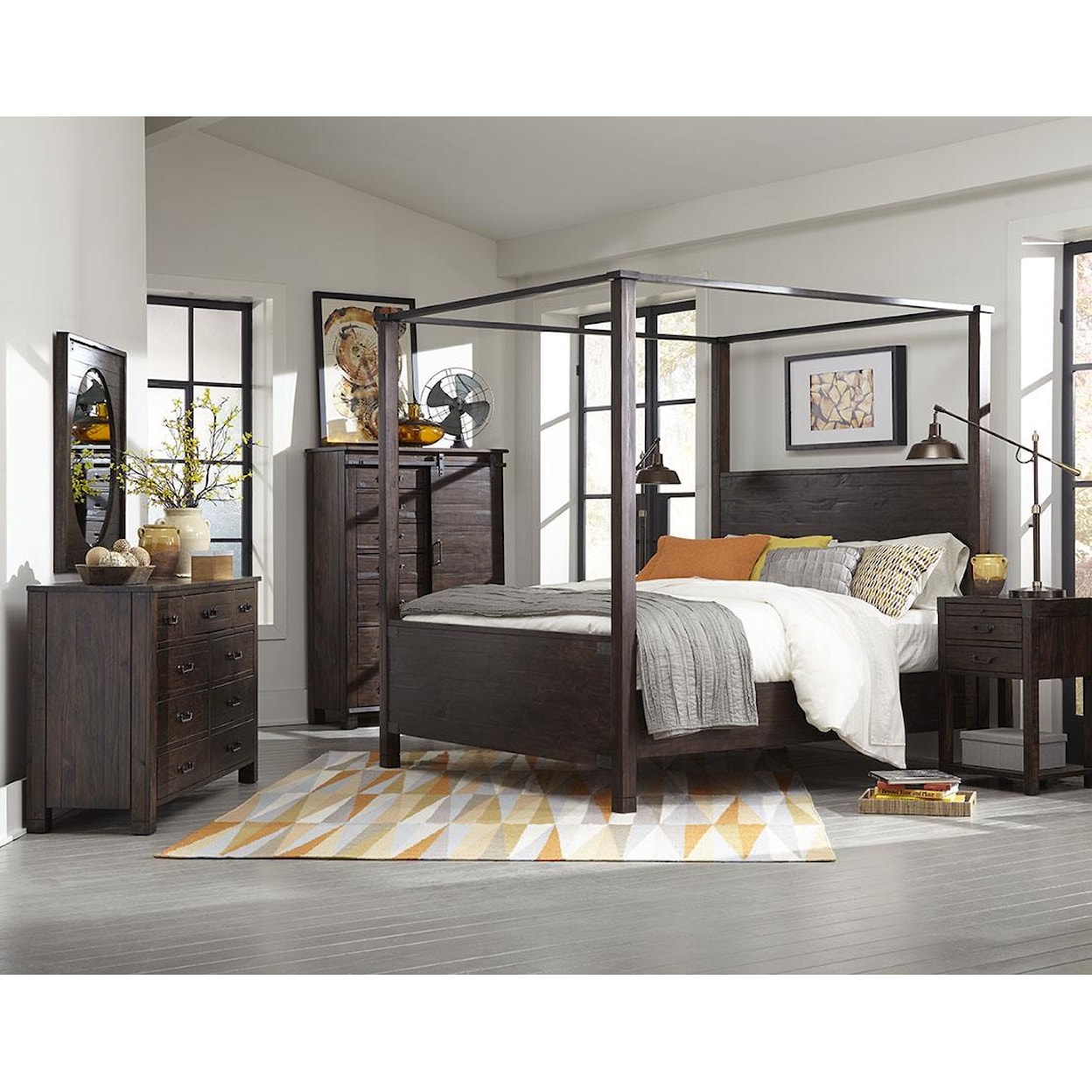 Magnussen Home Pine Hill Bedroom King Bedroom Set