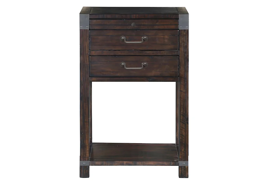 Pine Hill Bedroom Open Nightstand by Magnussen Home at Sheely's Furniture & Appliance