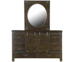 Magnussen Home Pine Hill Bedroom Portrait Oval Mirror