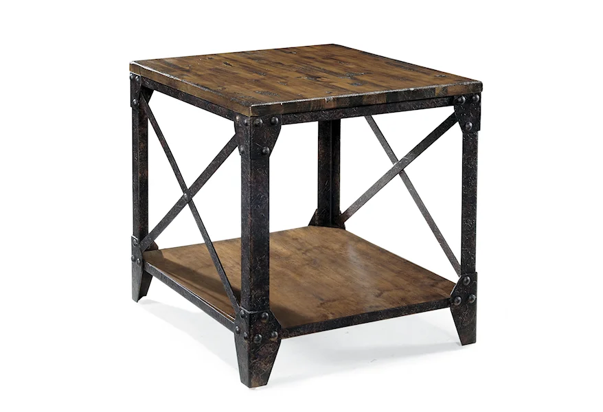 Pinebrook Occasional Tables Rectangular End Table by Magnussen Home at Esprit Decor Home Furnishings
