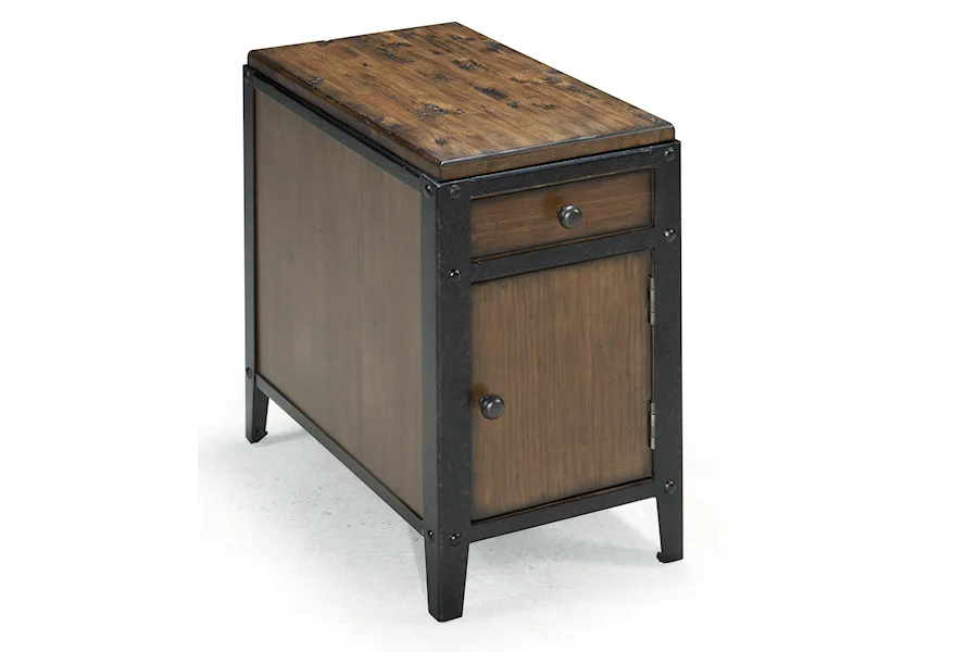 Pinebrook Occasional Tables Chairside Door End Table by Magnussen Home at Mueller Furniture