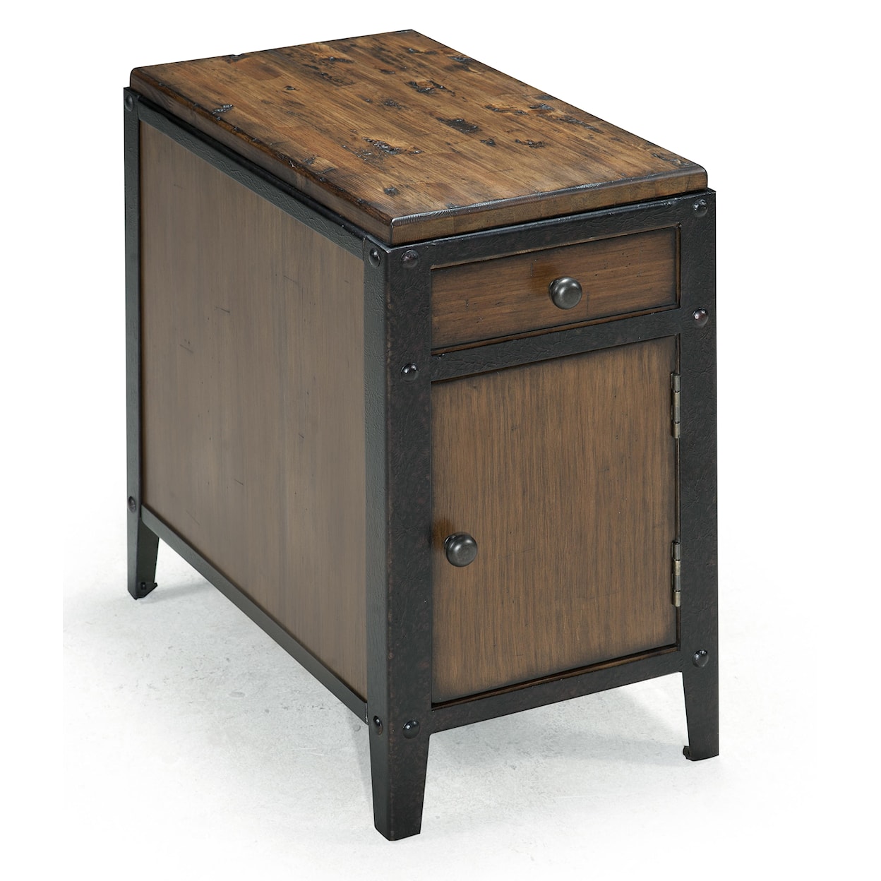 Magnussen Home Pinebrook Occasional Tables Chairside Door End Table
