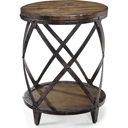 Round Accent End Table