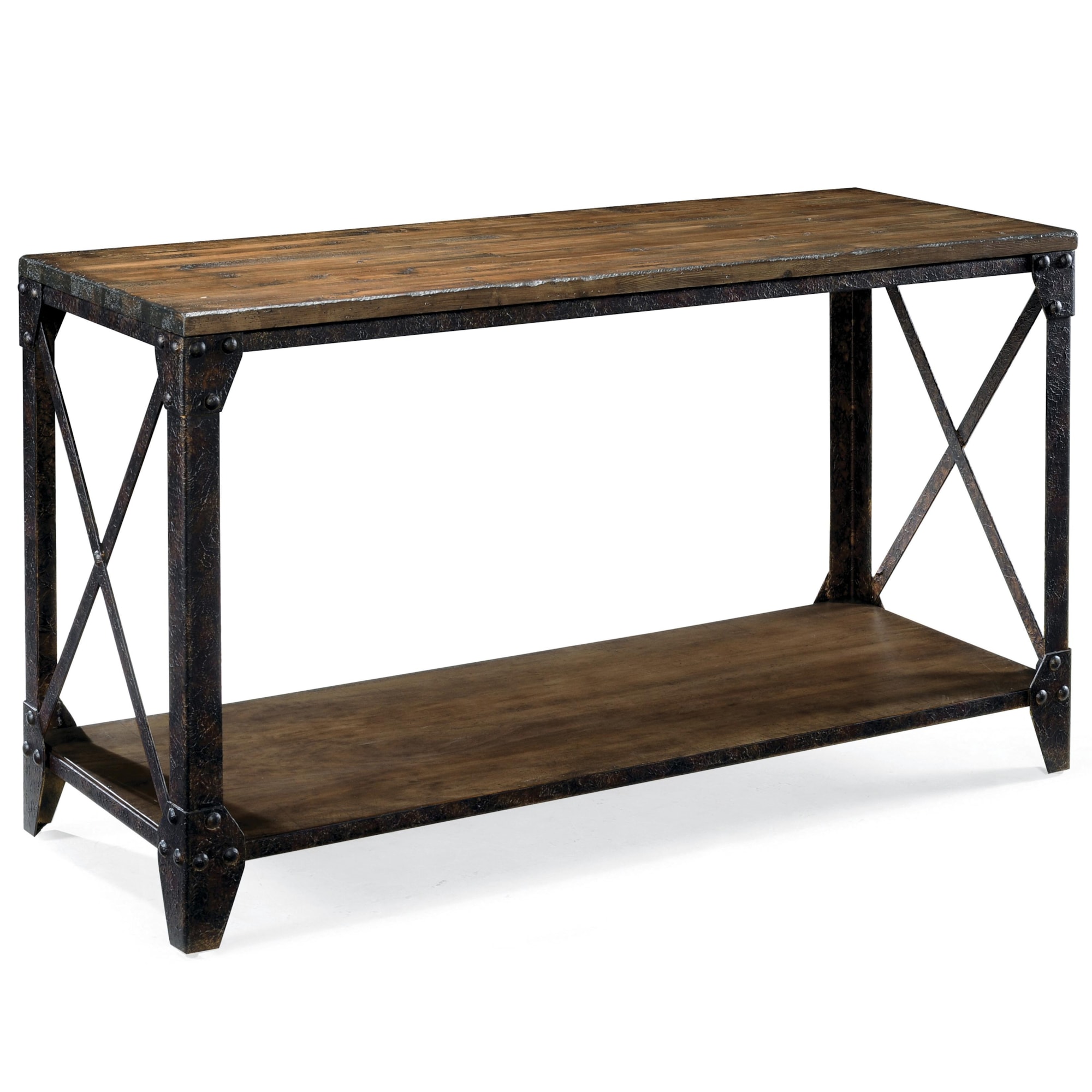 Magnussen Home Pinebrook Occasional Tables 1287446 Rustic Industrial