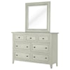 Magnussen Home Raelynn Bedroom 7 Drawer Dresser and Mirror