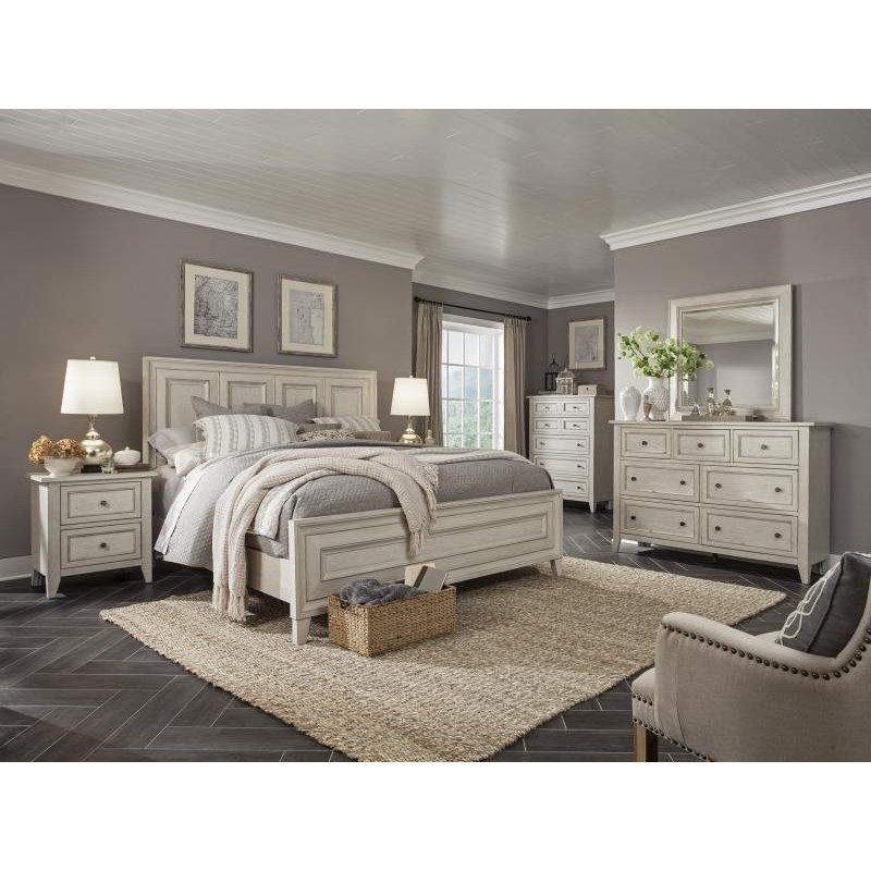 Sharon Raelynn King Wood Panel Bed