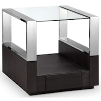 Contemporary Rectangular End Table