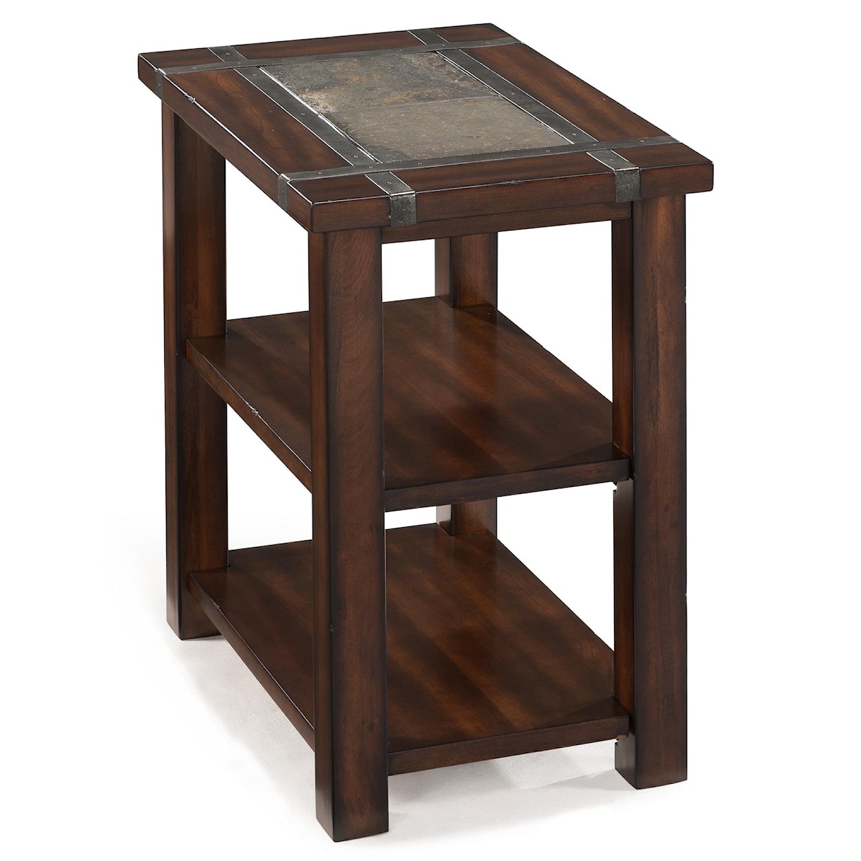 Magnussen Home Roanoke Occasional Tables Rectangular Chairside End Table