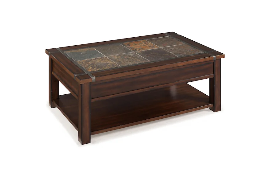 Roanoke Occasional Tables Rectangular Lift Top Cocktail Table by Magnussen Home at Darvin Furniture