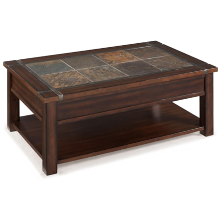 Rectangular Lift Top Cocktail Table