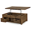 Magnussen Home Stratton Occasional Tables Lift Top Storage Cocktail Table