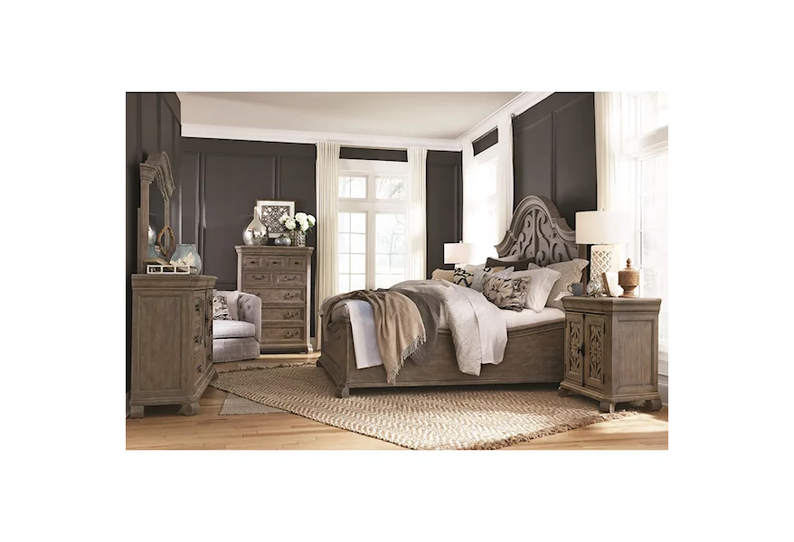Tinley Park Bedroom Queen Bedroom Group by Magnussen Home at Mueller Furniture