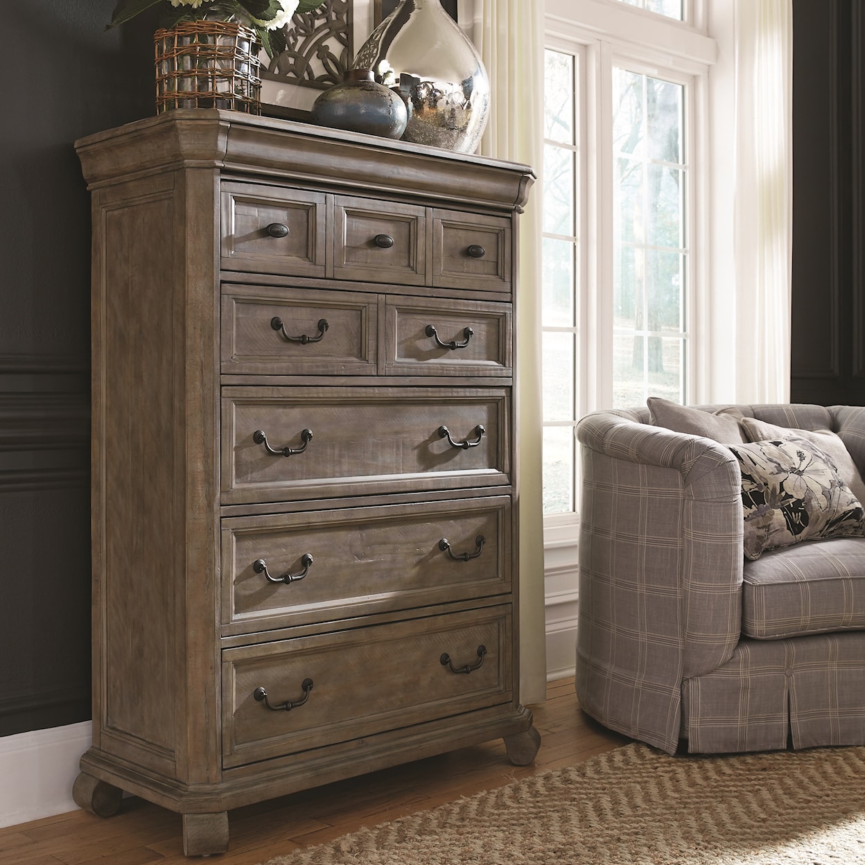 Magnussen Home Tinley Park Bedroom 6-Drawer Chest