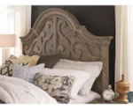 Magnussen Home Tinley Park Bedroom Queen Arched Panel Bed