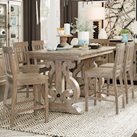 Relaxed Vintage 7-Piece Counter Height Dining Set