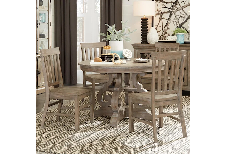 Tinley Park Dining 5 Pc Dining Set by Magnussen Home at Reeds Furniture