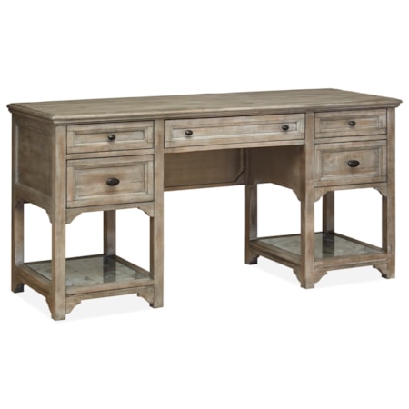 Double Pedestal Desk