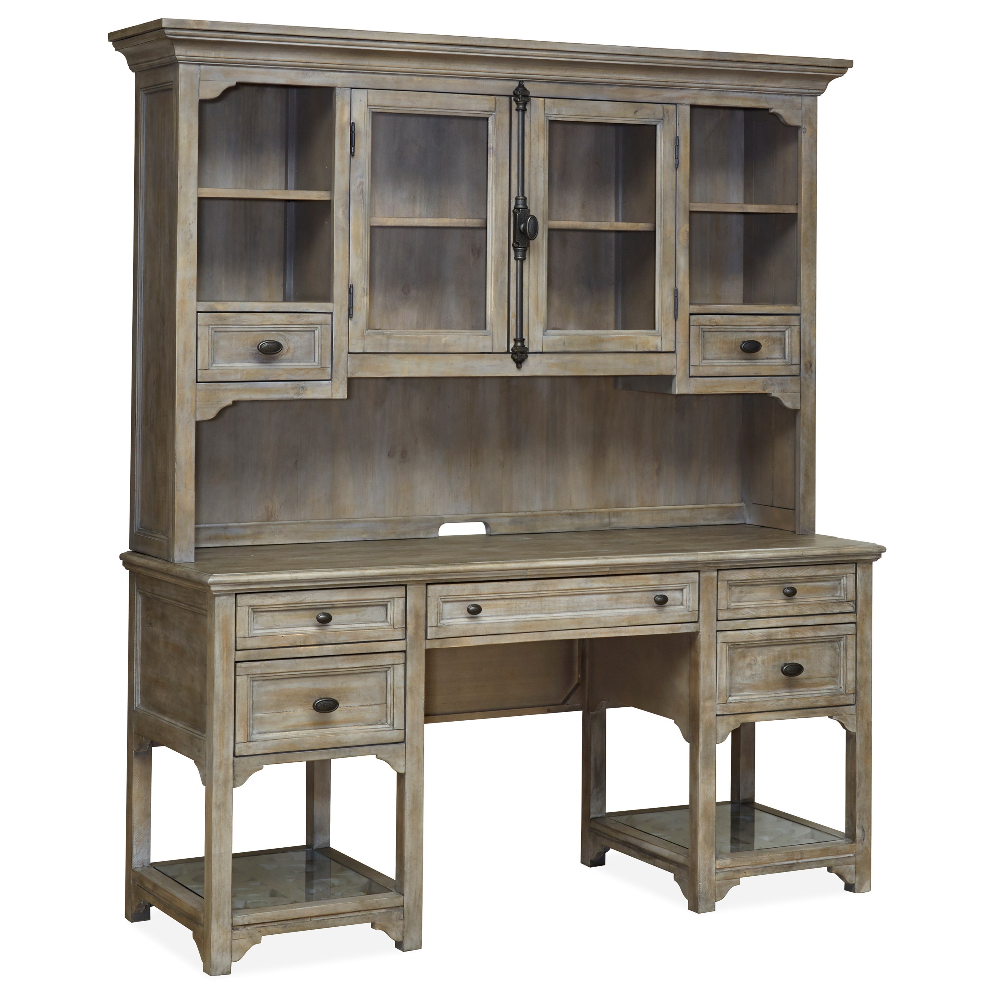 Sharon Tinley Park Desk and Hutch