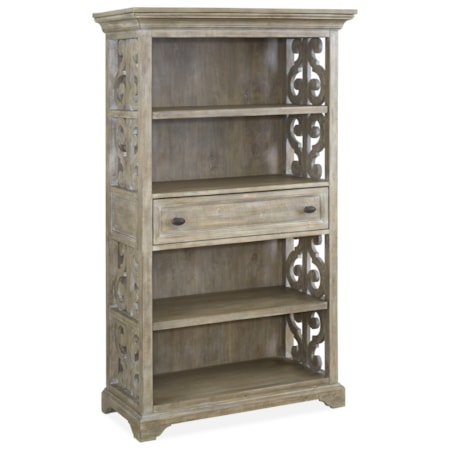 Relaxed Vintage Bookcase with Adjustable Shelves