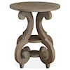 Magnussen Home Tinley Park Occasional Tables Round Accent End Table
