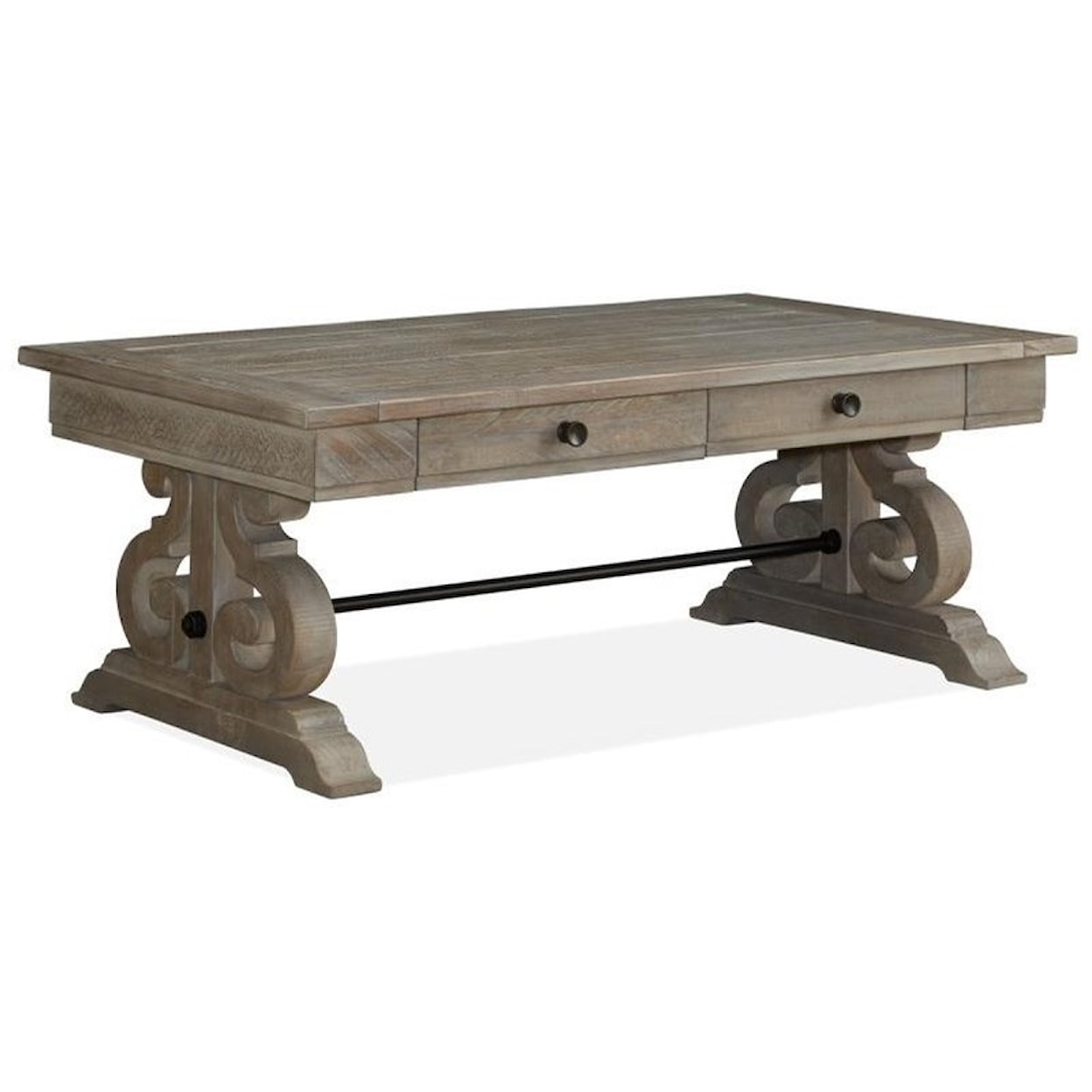 Magnussen Home Tinley Park Occasional Tables Rectangular Cocktail Table