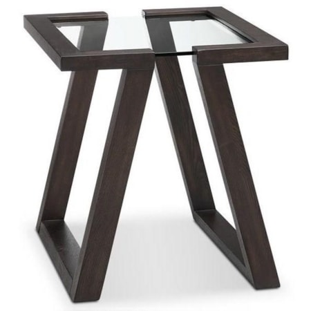 Contemporary Rectangular End Table