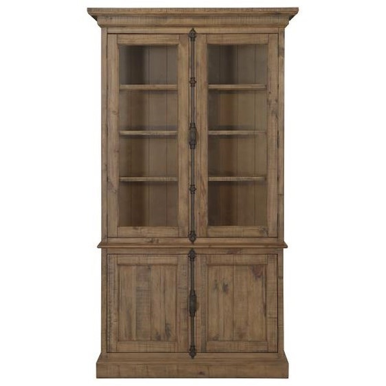 Magnussen Home  Glass Door China Cabinet