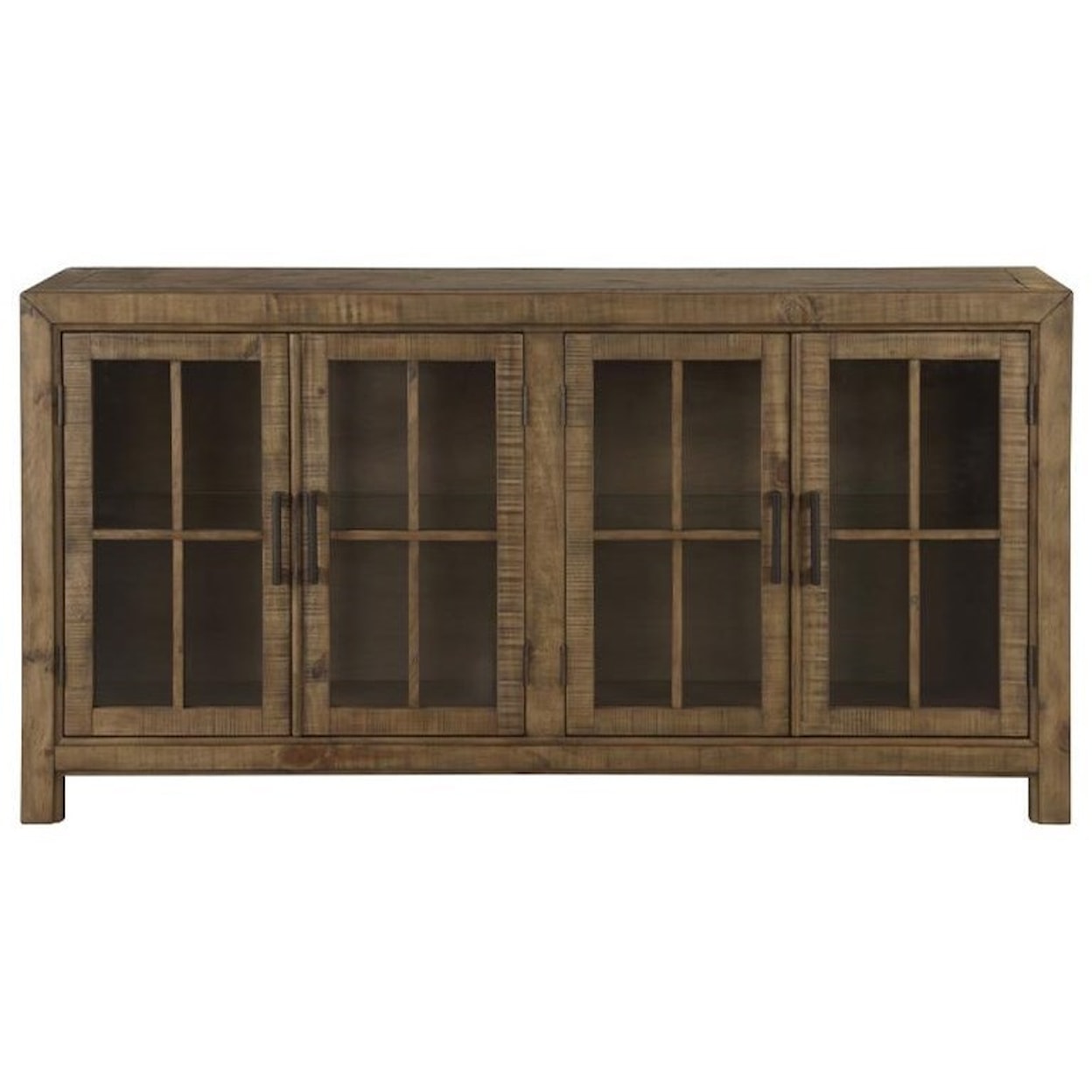 Magnussen Home Willoughby Dining Buffet Curio Cabinet