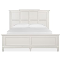 Cottage Style Queen Panel Bed