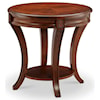 Magnussen Home Winslet Occasional Tables Oval End Table with Shelf