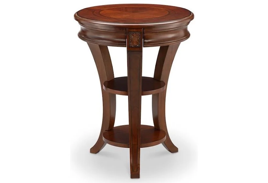 Inverness Inverness Round Accent Table by Magnussen Home at Morris Home