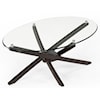 Magnussen Home Xenia Occasional Tables Oval Cocktail Table