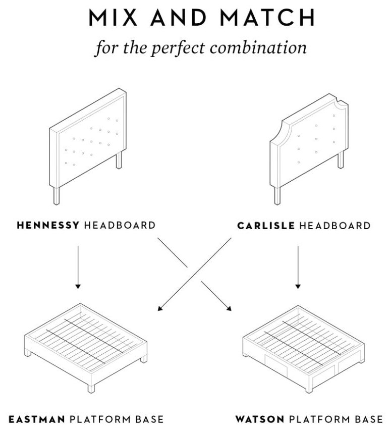 Queen Charcoal Headboard