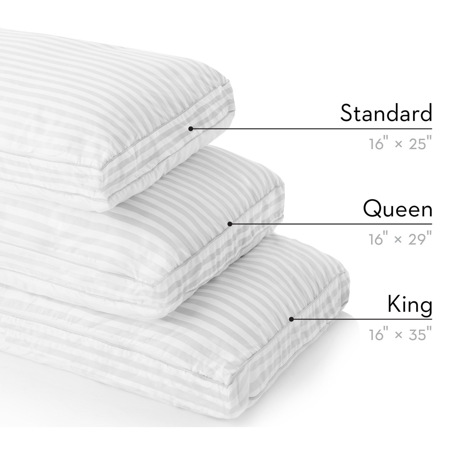 Malouf Convolution™ ZZQQX2CG Queen Convolution™ Pillow Del Sol Furniture Bedding Pillow